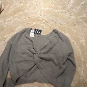 Size S reversible sweater from Hollister